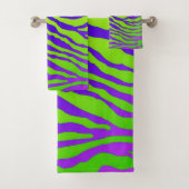 Groene Zebra Bad Handdoek (Insitu)