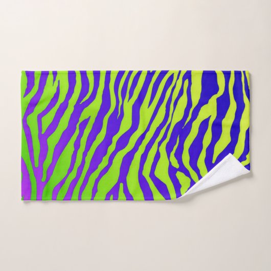 Groene Zebra Bad Handdoek (Handdoek)