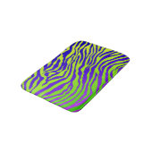 Groene Zebra Badmat (Gekanteld)