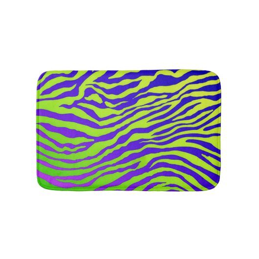 Groene Zebra Badmat (Voorkant)