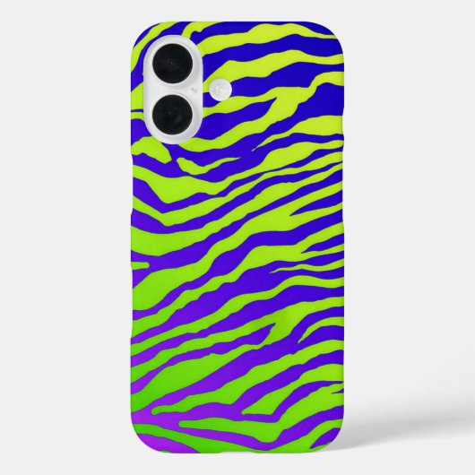 Groene Zebra Case-Mate iPhone Case (Achterkant)