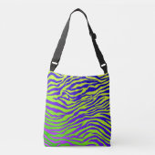 Groene Zebra Crossbody Tas (Voorkant)