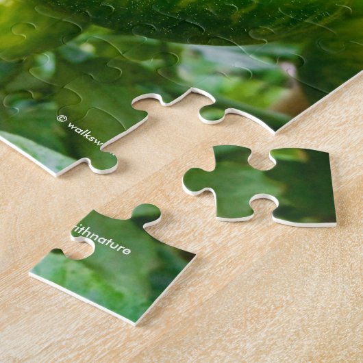 Groene Zebra Heirloom Tomaten op wijn Legpuzzel (Zijkant)