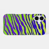 Groene Zebra iPhone 16 Hoesje (Achterkant horizontaal)