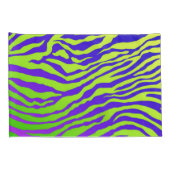 Groene Zebra Kussensloop (Achterkant-Rechts)