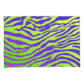 Groene Zebra Kussensloop (Voorkant-Rechts)