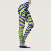 Groene Zebra Leggings (Rechts)