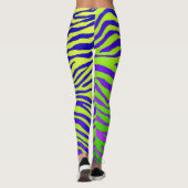 Groene Zebra Leggings (Achterkant)