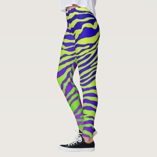 Groene Zebra Leggings (Links)
