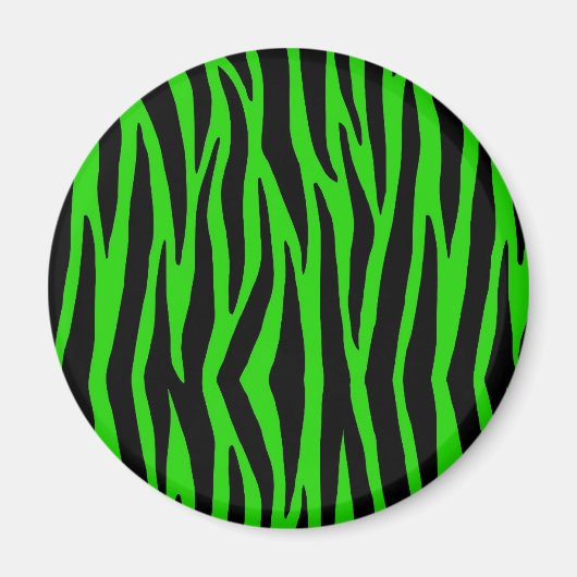 Groene Zebra Magneet (Voorkant)