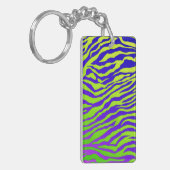 Groene Zebra Sleutelhanger (Voorkant Links)