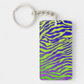 Groene Zebra Sleutelhanger (Voorkant)