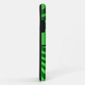 Groene zebra strepen aanpasbare iphone 5 hoesje (Achterkant/rechts)