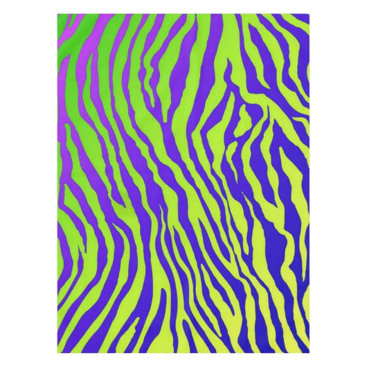 Groene Zebra Tafelkleed (Voorkant)