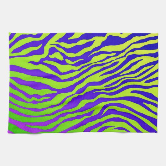 Groene Zebra Theedoek (Horizontaal)