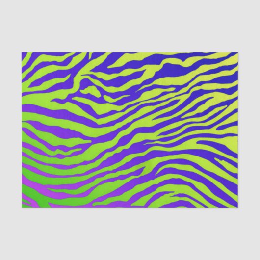 Groene Zebra Tissuepapier (Voorkant)