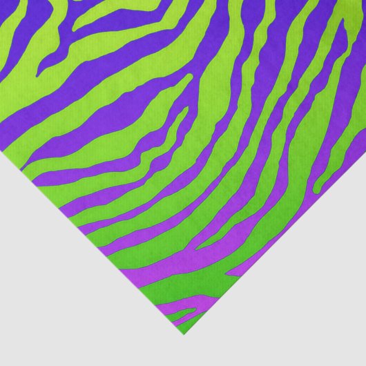 Groene Zebra Tissuepapier (Detail)