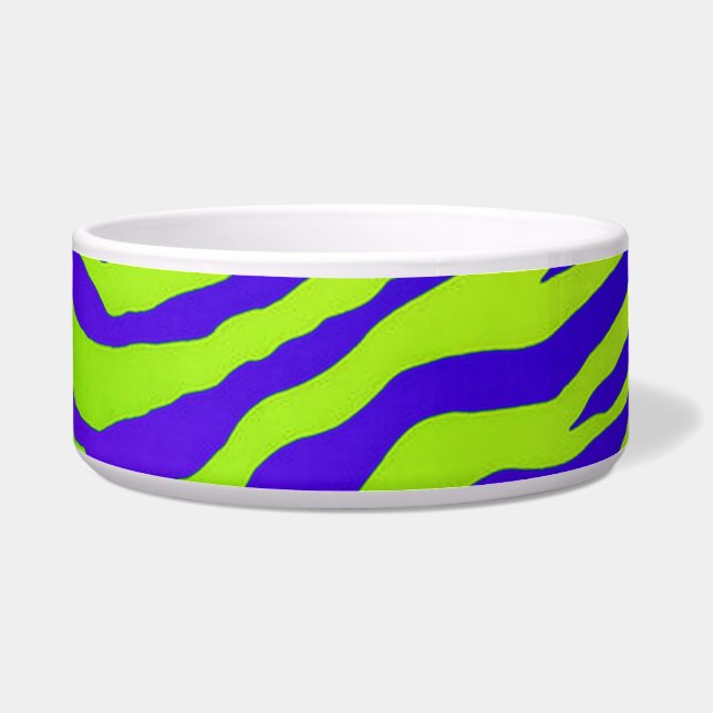 Groene Zebra Voerbakje (Voorkant)