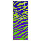 Groene Zebra Wijn Cadeautas (Voorkant)