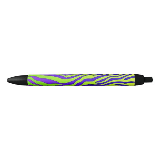 Groene Zebra Zwarte Inkt Pen (Voorkant)