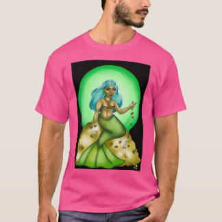 Groene zee heks t-shirt