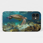 Groene zee onderwater Galapagos Case-Mate iPhone Case (Achterkant (horizontaal))