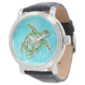 Groene Zee onderwater Horloge (Gekanteld)