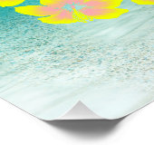 Groene Zee Poster (Hoek)