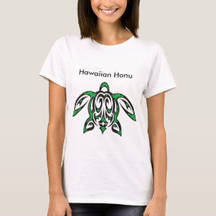 Groene zee schildpad t-shirt