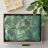 Groene Zee schildpad, tropische vis en koraal Tissuepapier (Geschenk)