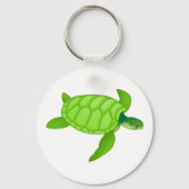 Groene Zee Sleutelhanger (Voorkant)