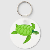 Groene Zee Sleutelhanger (Achterkant)