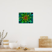 Groene Zee Spiraal Poster (Keuken)