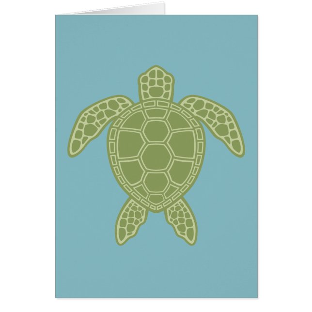 Groene Zee Turtle (Voorkant)