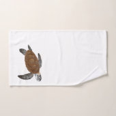 Groene Zee Turtle Bad Handdoek (Handdoek)