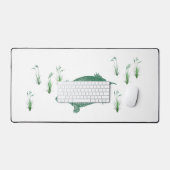 Groene Zee Turtle Bureaumat (Keyboard & Muis)