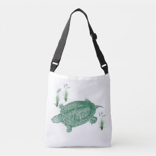 Groene Zee Turtle Crossbody Tas