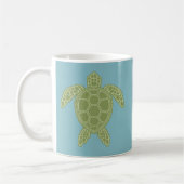 Groene Zee Turtle Koffiemok (Links)