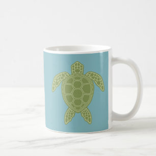 Groene Zee Turtle Koffiemok