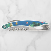 Groene Zee Turtle Kurkentrekker (Achterkant)