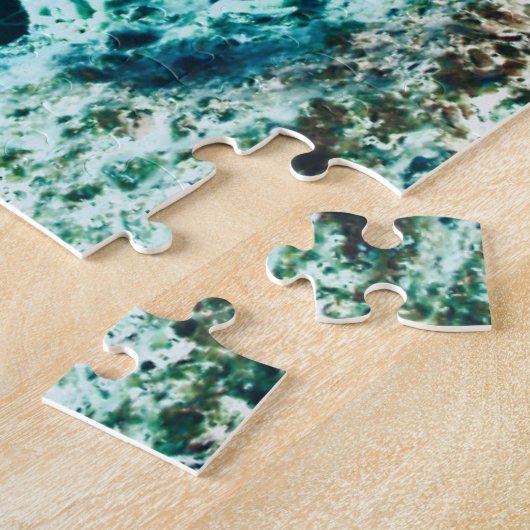 Groene Zee Turtle Legpuzzel (Zijkant)