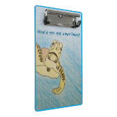 Groene Zee Turtle Mini Klembord (Schuin)