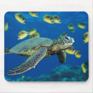 Groene Zee Turtle Muismat