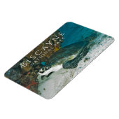 Groene Zee Turtle onder Water Biscayne NP Magneet (Linkerzijde)