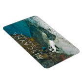 Groene Zee Turtle onder Water Biscayne NP Magneet (Rechterzijde)