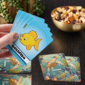 Groene Zee Turtle Pokerkaarten (Insitu)