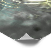 Groene Zee Turtle Poster (Hoek)