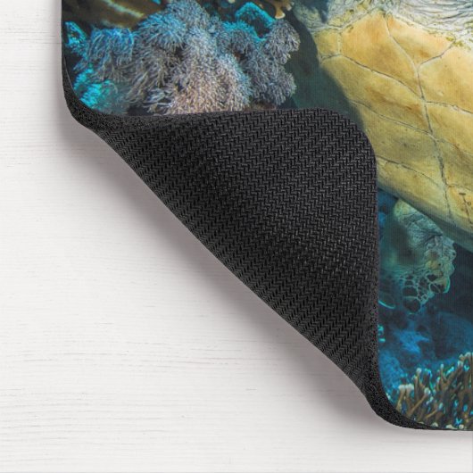 Groene Zee Turtle | Rood Zee Muismat (Hoek)