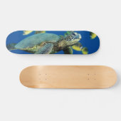 Groene Zee Turtle Skateboard (Horizontaal)