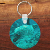 Groene Zee Turtle Sleutelhanger (Voorkant)